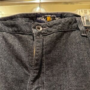 Lucky Brand Women’s Plus Size Dark Indigo Sparkly Ginger Skinny Jeans